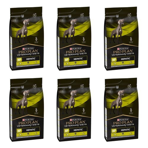 Karma dla psa PURINA Pro Plan Veterinary Diets Canine HP Hepatic Mięsny 6 x 3 kg