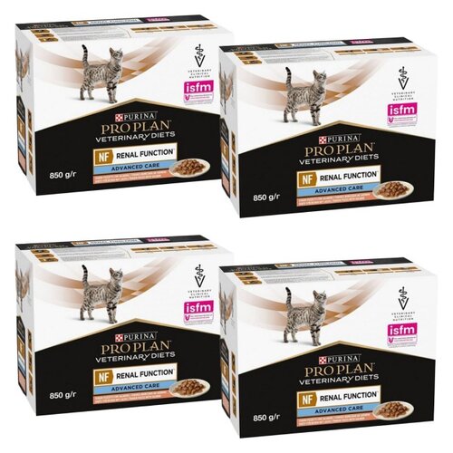 Karma dla kota PURINA Pro Plan Veterinary Diets Feline NF Renal Function Advance Care Łosoś 85 g (40 szt.)