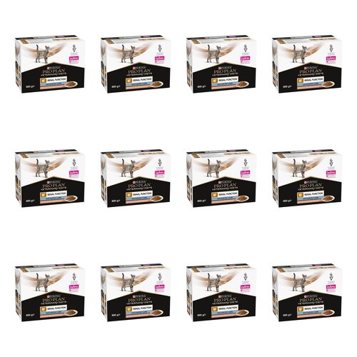 Karma dla kota PURINA Pro Plan Veterinary Diets Feline NF Renal Function Advance Care Łosoś (120 x 85 g)