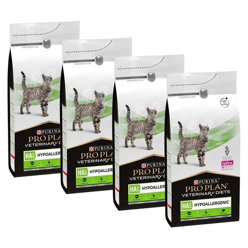 Karma dla kota PURINA Pro Plan Veterinary Diets Feline HA Hypoallergenic 4 x 1.3 kg