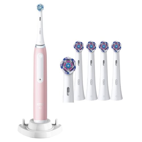 Szczoteczka magnetyczna ORAL-B iO 3 Różowy + Końcówka szczoteczki ORAL-B IO Radiant EB4 (4 szt.)