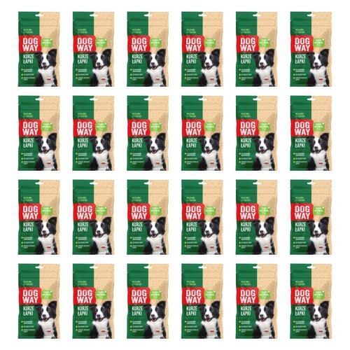Przysmak dla psa DOGWAY 100% Natural Kurze łapki 24 x 45 g