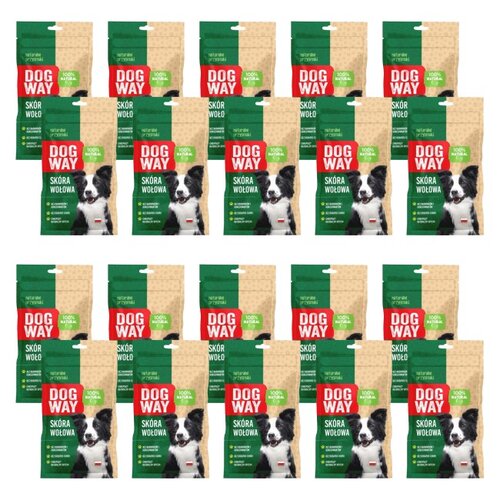 Przysmak dla psa DOGWAY Skóra Wołowa 20 x 60 g