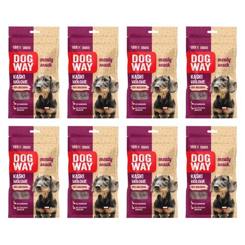 Przysmak dla psa DOGWAY Meaty Snack Kąski wołowe 8 x 40 g