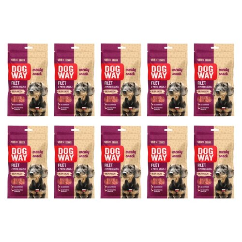Przysmak dla psa DOGWAY Meaty Snack Filet z piersi kaczej 10 x 50 g