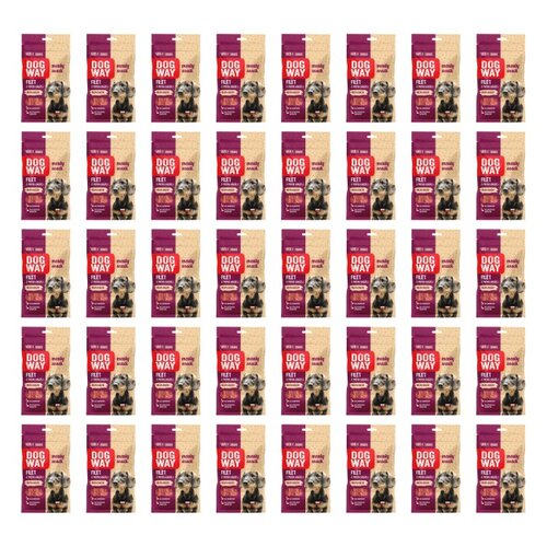 Przysmak dla psa DOGWAY Meaty Snack Filet z piersi kaczej 40 x 50 g