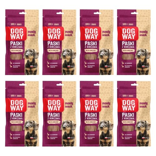 Przysmak dla psa DOGWAY Meaty Snack Kurczak 8 x 60 g