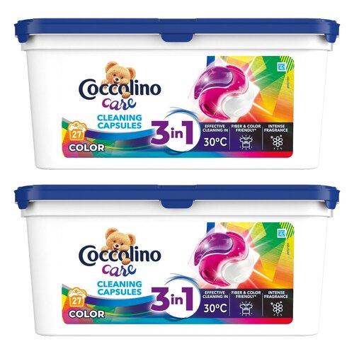 Kapsułki do prania COCCOLINO Care 3 in 1 Color - 54 szt.