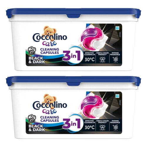 Kapsułki do prania COCCOLINO Care 3 in 1 Black & Dark - 54 szt.