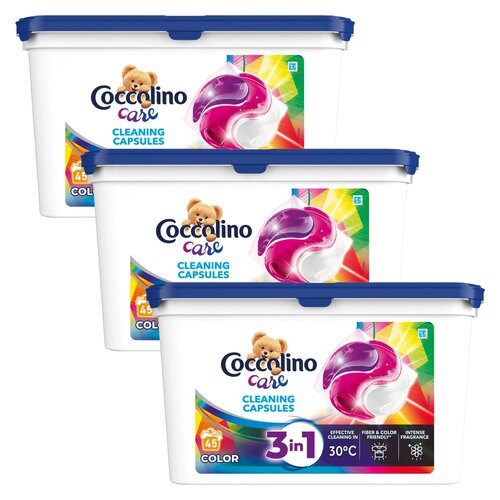 Kapsułki do prania COCCOLINO Care 3 in 1 Color 135 szt.