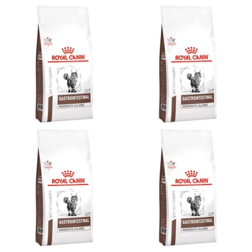 Karma dla kota ROYAL CANIN Gastrointestinal Moderate Calorie Drób 4 x 4 kg