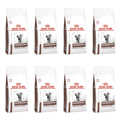 Karma dla kota ROYAL CANIN Gastrointestinal Moderate Calorie Drób 8 x 4 kg