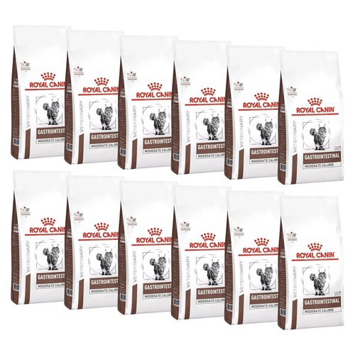 Karma dla kota ROYAL CANIN Gastrointestinal Moderate Calorie 12 x 2 kg