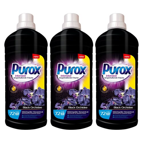Płyn do płukania PUROX Black Orchidee 3 x 1800 ml