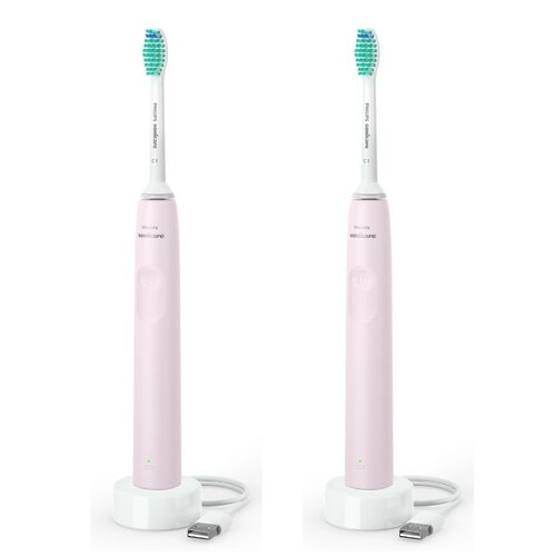Szczoteczka soniczna PHILIPS Sonicare HX3651/11 Różowy (2 sztuki)