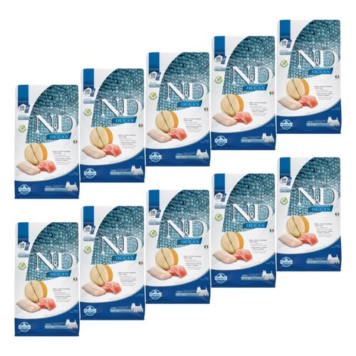 Karma dla psa FARMINA N&D Ocean Adult Mini Łosoś z dorszem i melonem 10 x 800 g