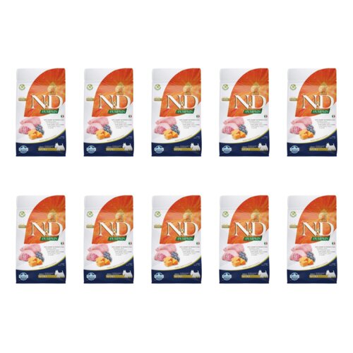Karma dla psa FARMINA N&D Jagnięcina z dynią i borówką Adult Mini 10 x 800 g