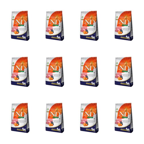 Karma dla psa FARMINA N&D Jagnięcina z dynią i borówką 12 x 2.5 kg