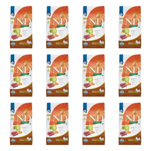 Karma dla psa FARMINA N&D Pumpkin Vension Jeleń z dynią i jabłkiem Adult Mini 12 x 2 kg