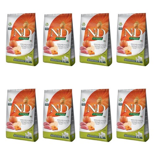 Karma dla psa FARMINA N&D Dziczyzna z dynią i jabłkiem Medium & Maxi 8 x 2.5 kg