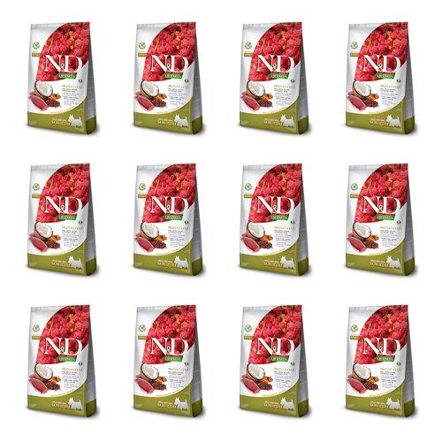 Karma dla psa FARMINA N&D Quinoa Kaczka z kokosem i kurkumą 12 x 2.5 kg