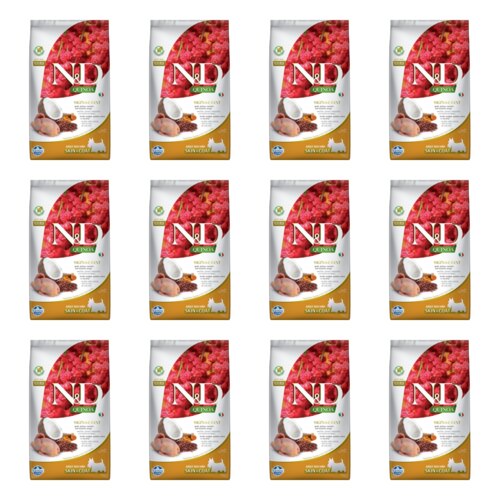 Karma dla psa FARMINA N&D Quinoa Skin & Coat Przepiórka z kokosem 12 x 2.5 kg
