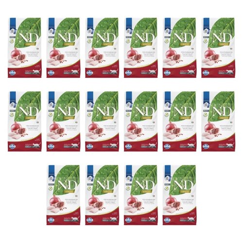 Karma dla kota FARMINA N&D Prime Cat Kurczak z owocem granatu Adult 16 x 300 g