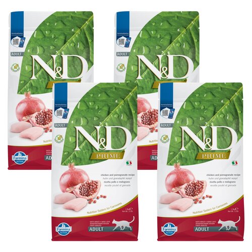 Karma dla kota FARMINA N&D Prime Kurczak z owocem granatu Adult 4 x 1.5 kg
