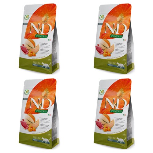 Karma dla kota FARMINA N&D Kaczka z dynia i melonem Cantaloupe 4 x 5 kg