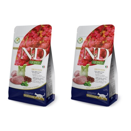Karma dla kota FARMINA N&D Quinoa Jagnięcina 2 x 5 kg