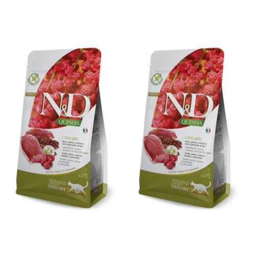 Karma dla kota FARMINA N&D Quinoa Urinary Kaczka 2 x 5 kg