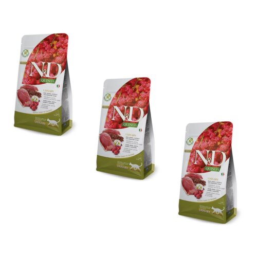 Karma dla kota FARMINA N&D Quinoa Urinary Kaczka 3 x 5 kg