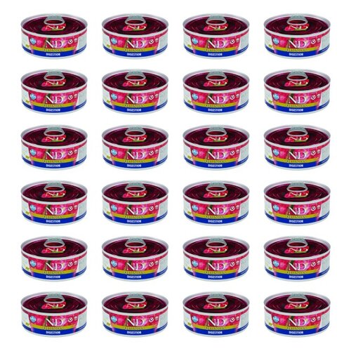 Karma dla kota FARMINA N&D Quinoa Digestion jagnięcina 24 x 80 g