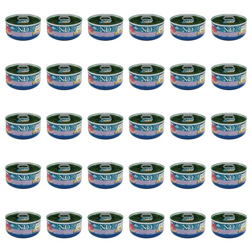 Karma dla kota FARMINA N&D Natural Tuńczyk i krewetki 30 x 70 g