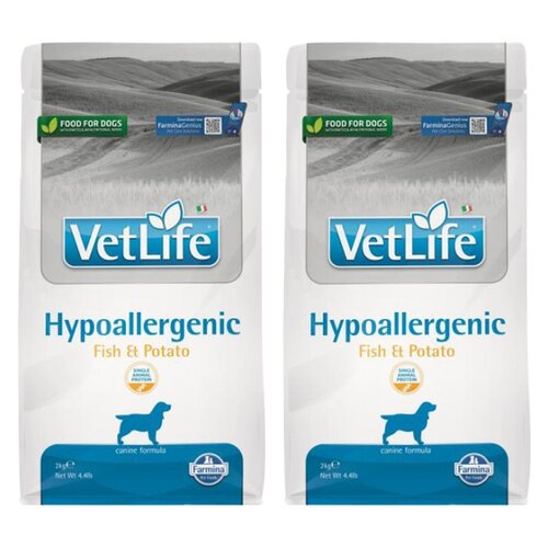 Karma dla psa FARMINA Vet Life Hypoallergenic Fish & Potato 2 x 2 kg