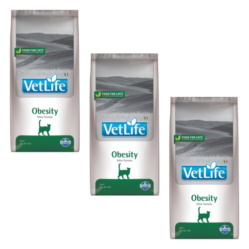Karma dla kota FARMINA Vet Life Obesity 3 x 5 kg