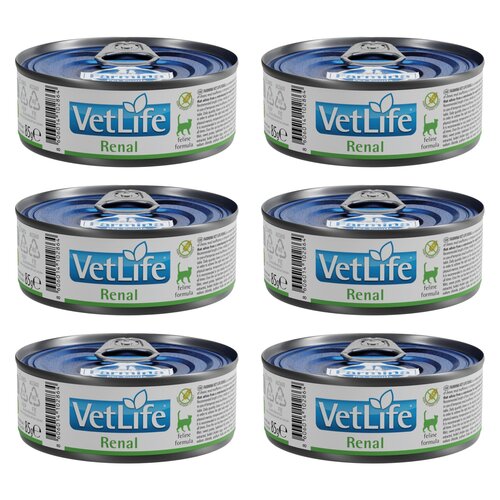Karma dla kota FARMINA VetLife Renal 6 x 85 g