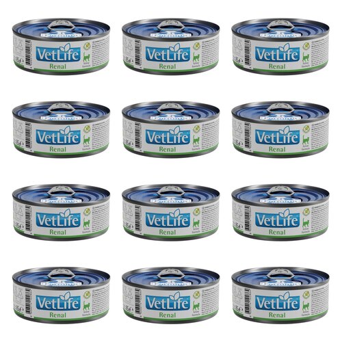 Karma dla kota FARMINA VetLife Renal 12 x 85 g