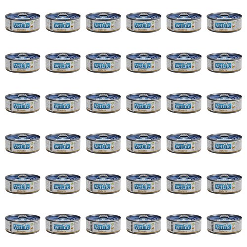 Karma dla kota FARMINA VetLife Diabetic Feline 36 x 85 g
