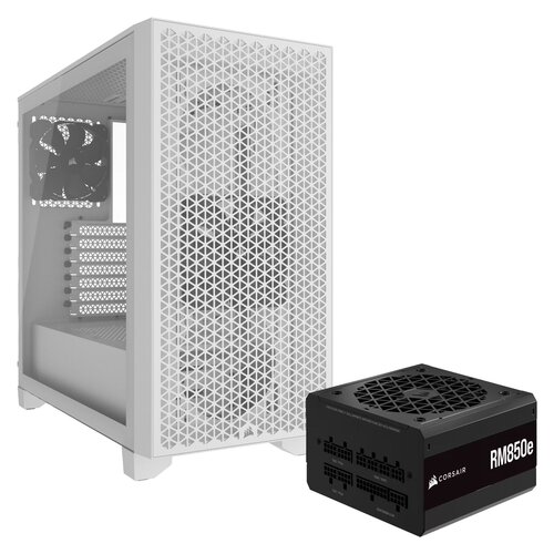 Obudowa CORSAIR 3000D Airflow Biały + Zasilacz CORSAIR RM850e 850W 80 Plus Gold