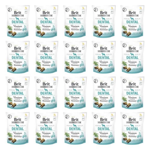 Przysmak dla psa BRIT CARE Functional Snack Dental Venison 20 x 150 g