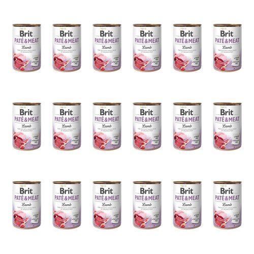 Karma dla psa BRIT Pate & Meat Jagnięcina 18 x 800 g