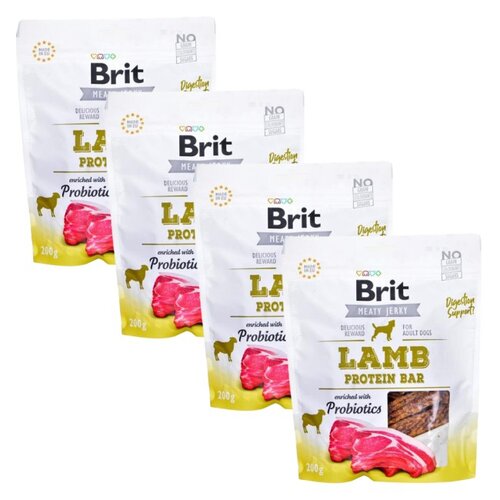 Przysmak dla psa BRIT Jerky Lamb Protein Bar 4 x 200 g