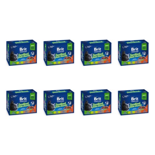Karma dla kota BRIT Care Cat Pouches Sterile Plate (96 x 100 g)