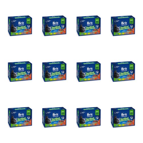 Karma dla kota BRIT Care Cat Pouches Sterile Plate (144 x 100 g)