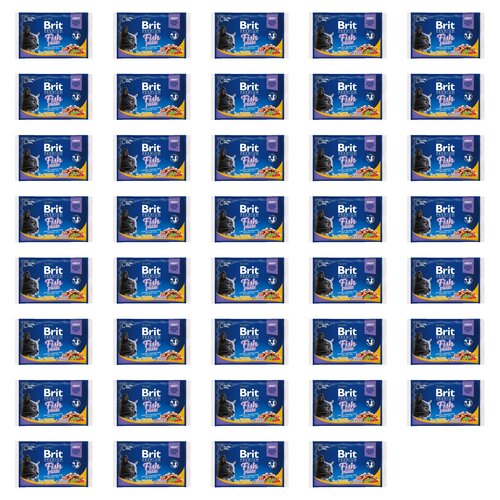 Karma dla kota BRIT Premium Łosoś z pstrągiem w sosie (156 x 100 g)