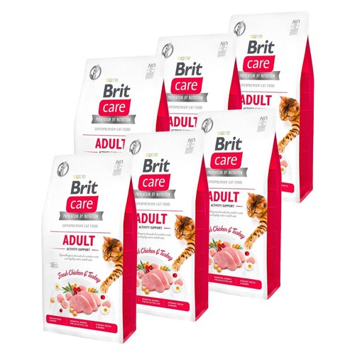 Karma dla kota BRIT Care Grain-Free Adult Indyk i Kurczak 6 x 400 g