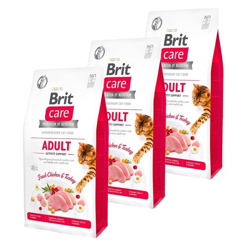 Karma dla kota BRIT Care Grain-Free Adult Indyk i Kurczak 3 x 400 g