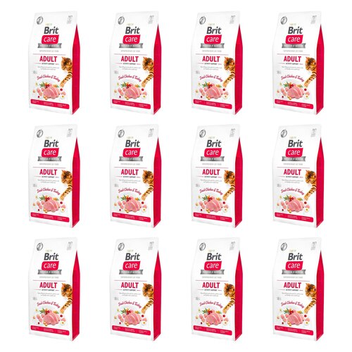 Karma dla kota BRIT Care Grain-Free Adult Indyk i Kurczak 12 x 400 g