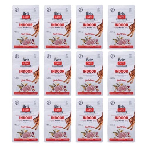 Karma dla kota BRIT CARE Cat Grain-Free Indoor Kurczak 12 x 400 g